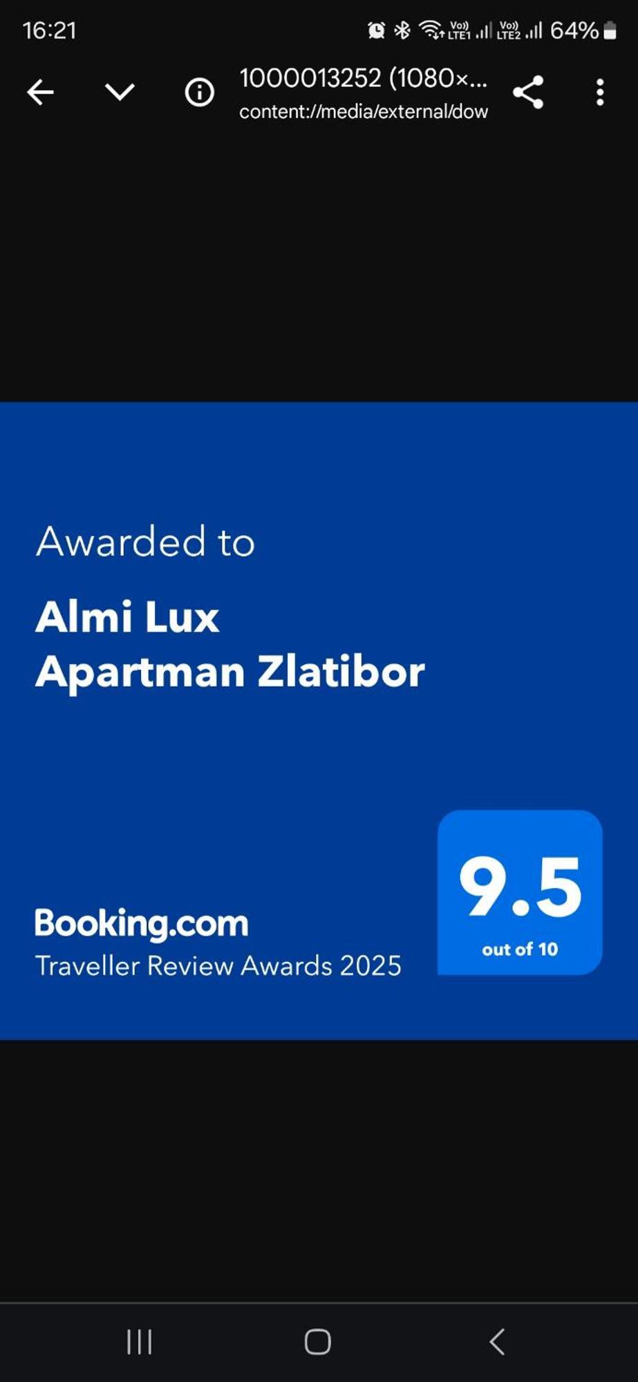 Almi Lux Apartman ズラティボール エクステリア 写真